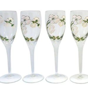 Set of 4 Perrier Jouet Champagne Flutes